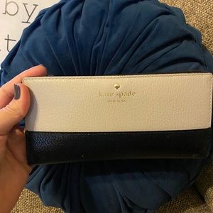 Light gray & black Kate Spade wallet